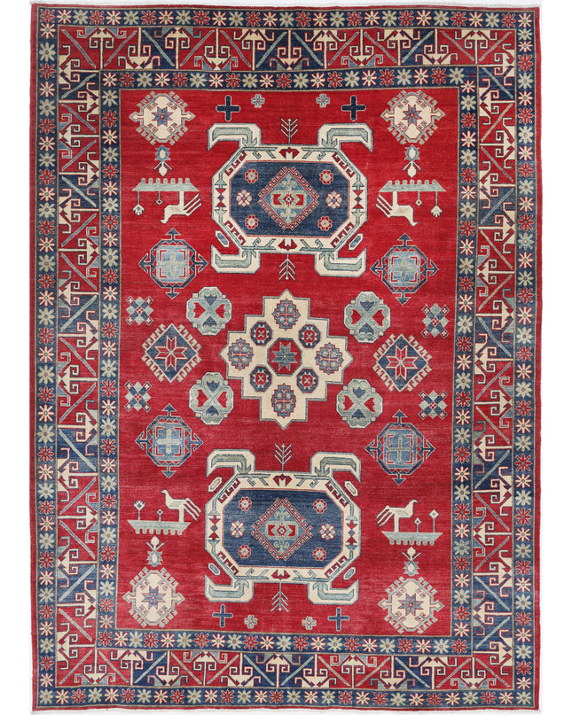 Kazak 8' 4" X 11' 6" Hand Knotted Wool Rug 8' 4" X 11' 6" (254 X 351) / Red / Wool
