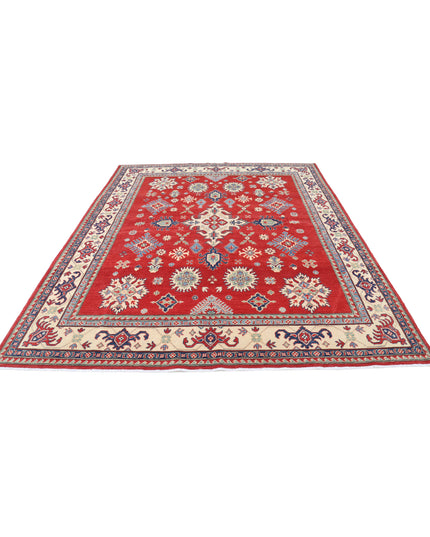 Kazak 8' 0" X 9' 9" Hand Knotted Wool Rug 8' 0" X 9' 9" (244 X 297) / Red / Wool