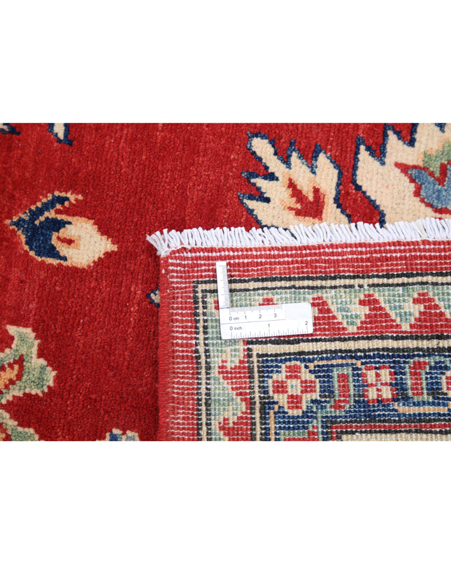 Kazak 8' 0" X 9' 9" Hand Knotted Wool Rug 8' 0" X 9' 9" (244 X 297) / Red / Wool