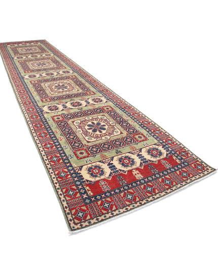Kazak 4' 11" X 19' 5" Hand Knotted Wool Rug 4' 11" X 19' 5" (150 X 592) / Red / Wool