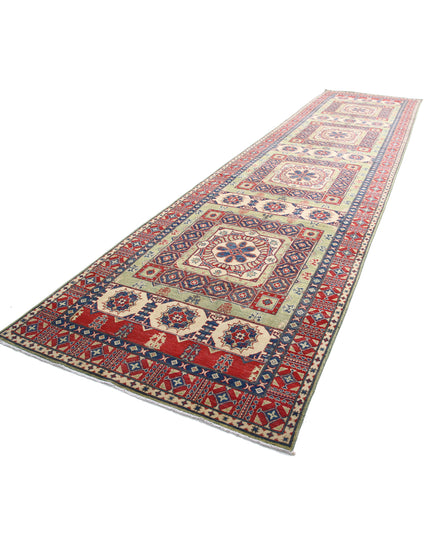 Kazak 4' 11" X 19' 5" Hand Knotted Wool Rug 4' 11" X 19' 5" (150 X 592) / Red / Wool