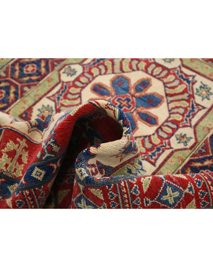 Kazak 4' 11" X 19' 5" Hand Knotted Wool Rug 4' 11" X 19' 5" (150 X 592) / Red / Wool