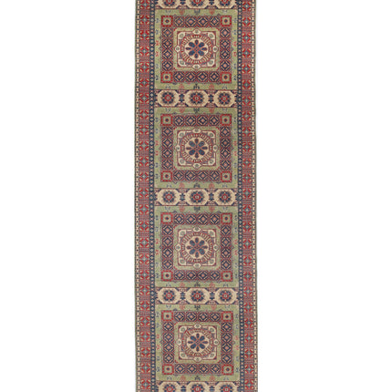 Kazak 4' 11" X 19' 5" Hand Knotted Wool Rug 4' 11" X 19' 5" (150 X 592) / Red / Wool