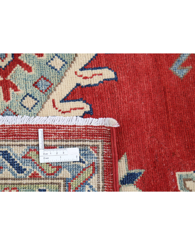 Kazak 6' 9" X 9' 9" Hand Knotted Wool Rug 6' 9" X 9' 9" (206 X 297) / Red / Wool