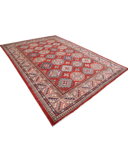 Kazak 8' 2" X 11' 3" Hand Knotted Wool Rug 8' 2" X 11' 3" (249 X 343) / Red / Wool