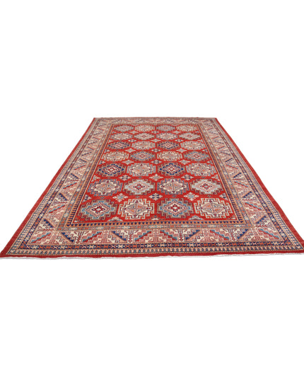 Kazak 8' 2" X 11' 3" Hand Knotted Wool Rug 8' 2" X 11' 3" (249 X 343) / Red / Wool