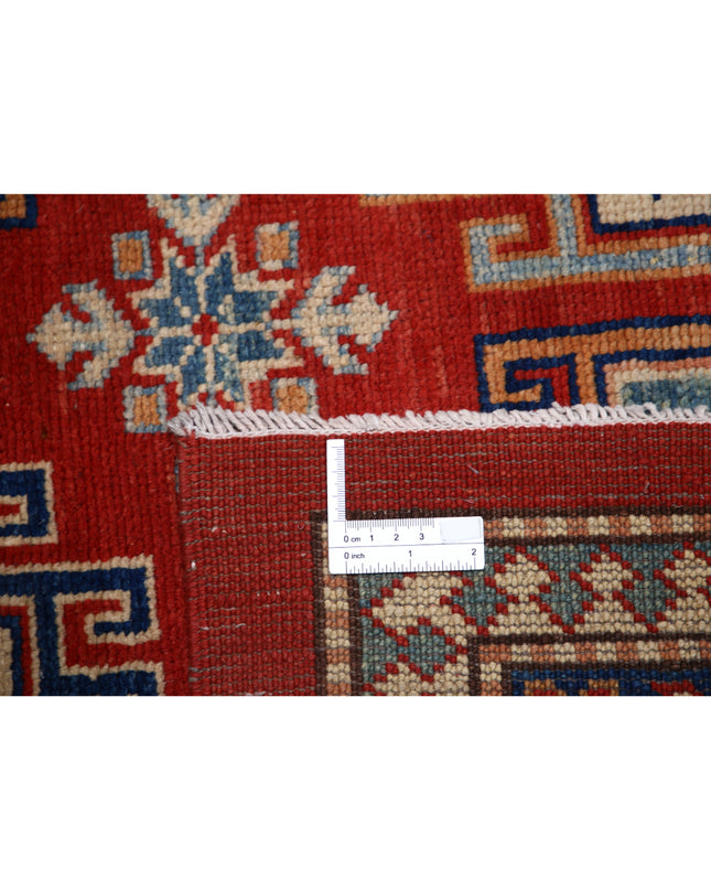 Kazak 8' 2" X 11' 3" Hand Knotted Wool Rug 8' 2" X 11' 3" (249 X 343) / Red / Wool