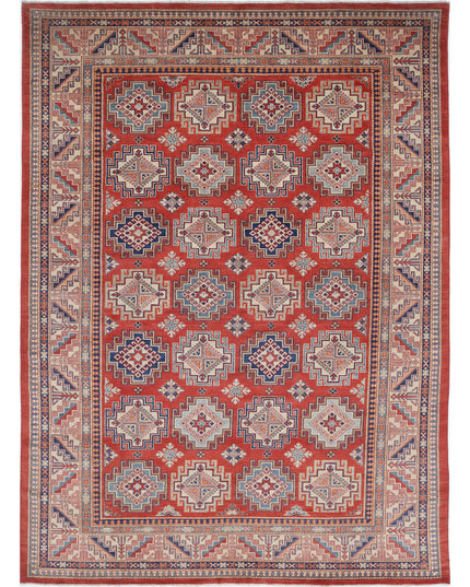 Kazak 8' 2" X 11' 3" Hand Knotted Wool Rug 8' 2" X 11' 3" (249 X 343) / Red / Wool