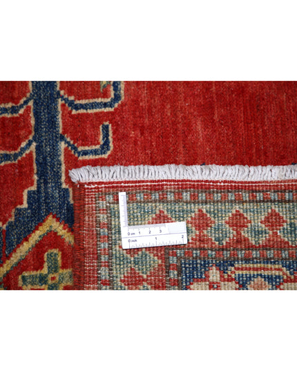 Kazak 6' 9" X 8' 9" Hand Knotted Wool Rug 6' 9" X 8' 9" (206 X 267) / Red / Wool
