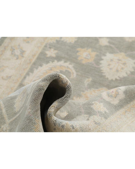 Kazak 4' 1" X 19' 10" Hand Knotted Wool Rug 4' 1" X 19' 10" (124 X 604) / Grey / Wool