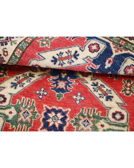 Kazak 2' 10" X 4' 8" Hand Knotted Wool Rug 2' 10" X 4' 8" (86 X 142) / Red / Wool