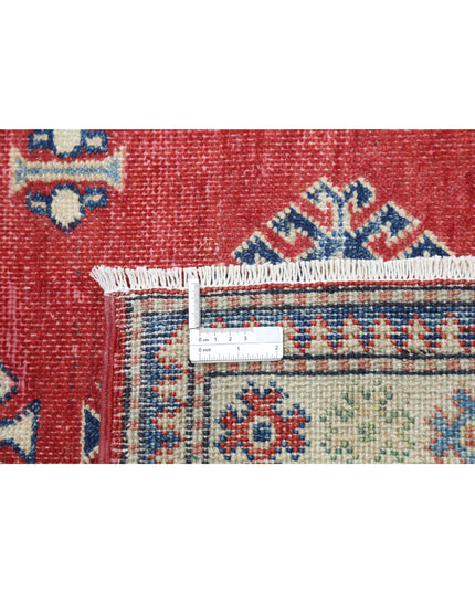 Kazak 2' 10" X 4' 11" Hand Knotted Wool Rug 2' 10" X 4' 11" (86 X 150) / Red / Wool