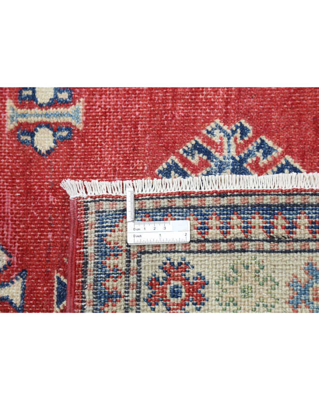 Kazak 2' 10" X 4' 11" Hand Knotted Wool Rug 2' 10" X 4' 11" (86 X 150) / Red / Wool