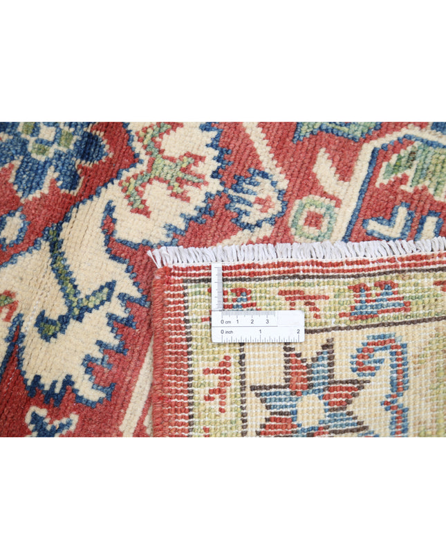 Kazak 2' 8" X 4' 0" Hand Knotted Wool Rug 2' 8" X 4' 0" (81 X 122) / Red / Wool