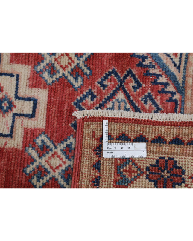 Kazak 1' 10" X 2' 9" Hand Knotted Wool Rug 1' 10" X 2' 9" (56 X 84) / Red / Wool