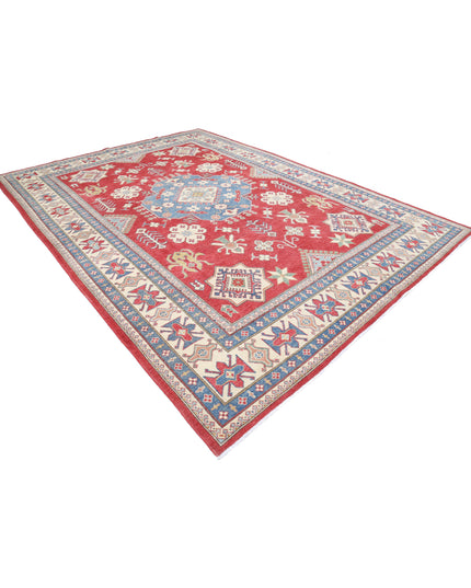 Kazak 9' 1" X 12' 4" Hand Knotted Wool Rug 9' 1" X 12' 4" (277 X 376) / Red / Wool