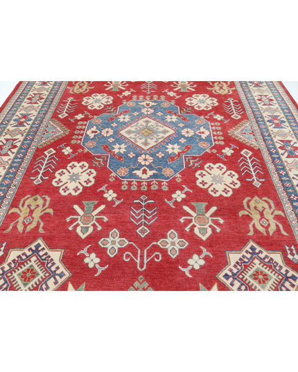 Kazak 9' 1" X 12' 4" Hand Knotted Wool Rug 9' 1" X 12' 4" (277 X 376) / Red / Wool