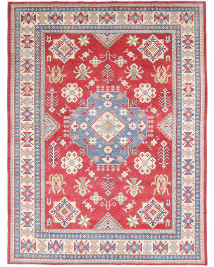 Kazak 9' 1" X 12' 4" Hand Knotted Wool Rug 9' 1" X 12' 4" (277 X 376) / Red / Wool