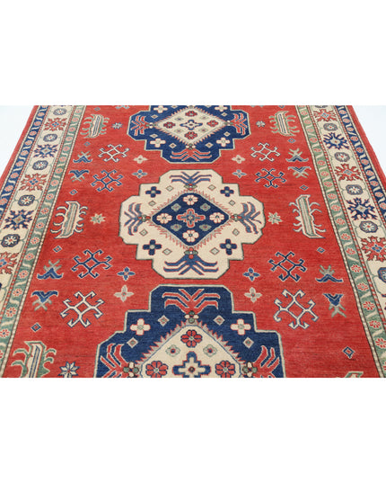 Kazak 6' 7" X 9' 4" Hand Knotted Wool Rug 6' 7" X 9' 4" (201 X 284) / Red / Wool