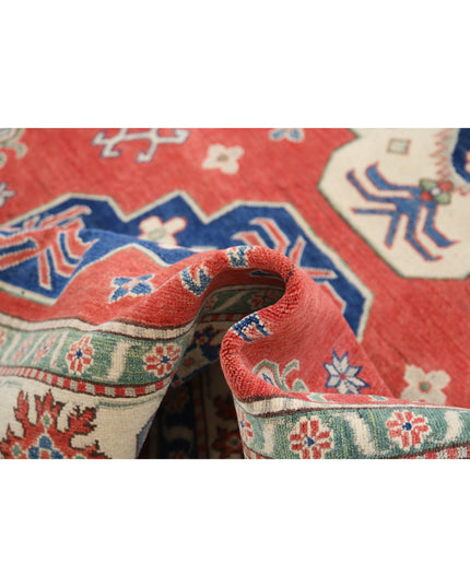 Kazak 6' 7" X 9' 4" Hand Knotted Wool Rug 6' 7" X 9' 4" (201 X 284) / Red / Wool