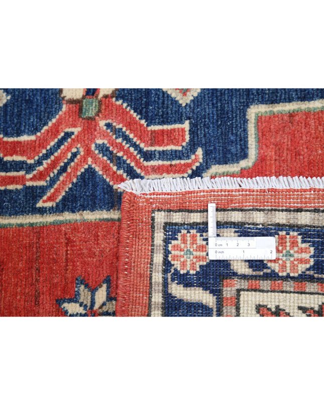 Kazak 6' 7" X 9' 4" Hand Knotted Wool Rug 6' 7" X 9' 4" (201 X 284) / Red / Wool