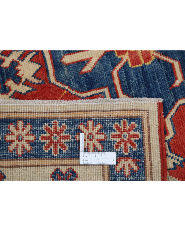 Kazak 5' 6" X 8' 10" Hand Knotted Wool Rug 5' 6" X 8' 10" (168 X 269) / Red / Wool