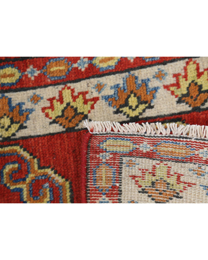 Kazak 1' 7" X 2' 3" Hand Knotted Wool Rug 1' 7" X 2' 3" (48 X 69) / Red / Wool