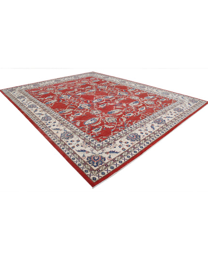 Kazak 12' 1" X 15' 3" Hand Knotted Wool Rug 12' 1" X 15' 3" (368 X 465) / Red / Wool