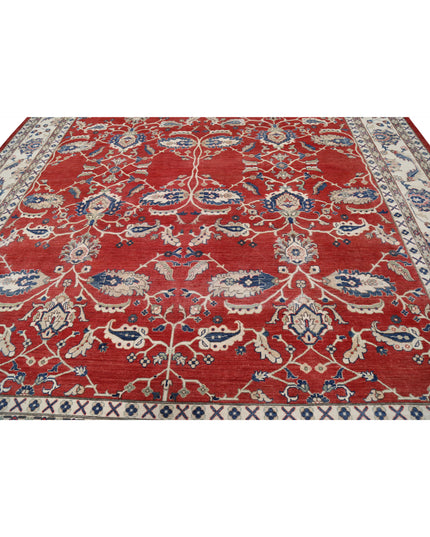Kazak 12' 1" X 15' 3" Hand Knotted Wool Rug 12' 1" X 15' 3" (368 X 465) / Red / Wool