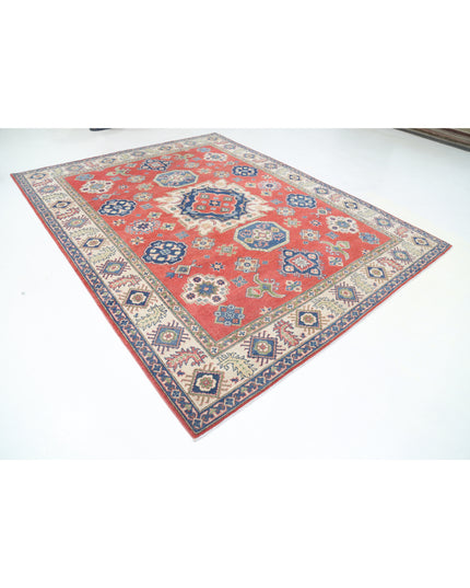 Kazak 8' 0" X 10' 1" Hand Knotted Wool Rug 8' 0" X 10' 1" (244 X 307) / Red / Wool