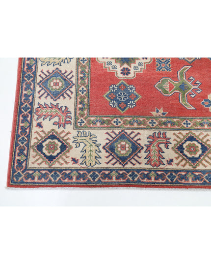 Kazak 8' 0" X 10' 1" Hand Knotted Wool Rug 8' 0" X 10' 1" (244 X 307) / Red / Wool