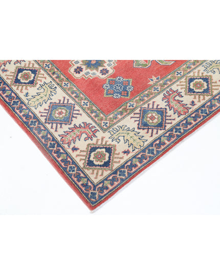 Kazak 8' 0" X 10' 1" Hand Knotted Wool Rug 8' 0" X 10' 1" (244 X 307) / Red / Wool