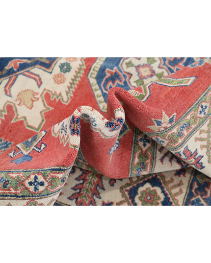 Kazak 8' 0" X 10' 1" Hand Knotted Wool Rug 8' 0" X 10' 1" (244 X 307) / Red / Wool