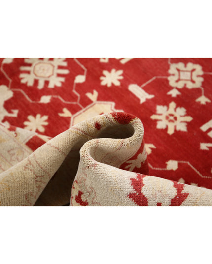 Kazak 8' 11" X 11' 9" Hand Knotted Wool Rug 8' 11" X 11' 9" (272 X 358) / Red / Wool