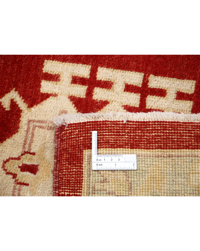 Kazak 8' 11" X 11' 9" Hand Knotted Wool Rug 8' 11" X 11' 9" (272 X 358) / Red / Wool