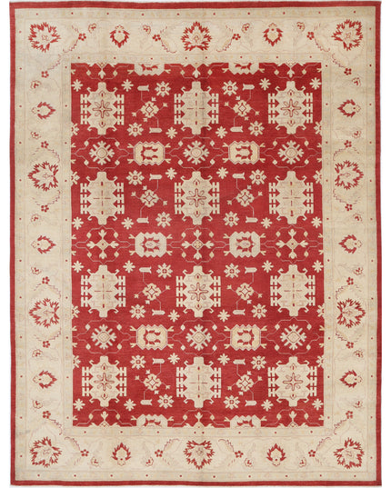 Kazak 8' 11" X 11' 9" Hand Knotted Wool Rug 8' 11" X 11' 9" (272 X 358) / Red / Wool