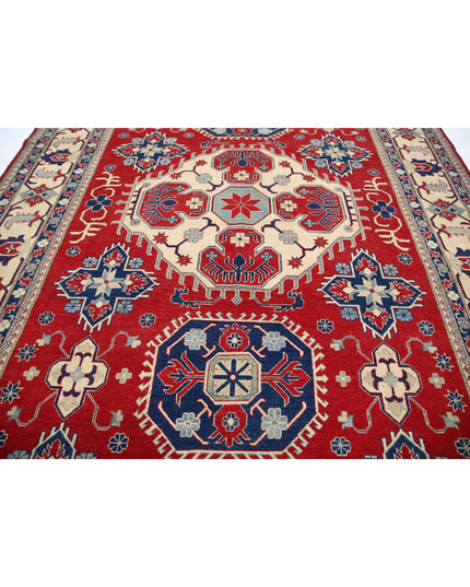 Kazak 9' 8" X 12' 5" Hand Knotted Wool Rug 9' 8" X 12' 5" (295 X 379) / Red / Wool