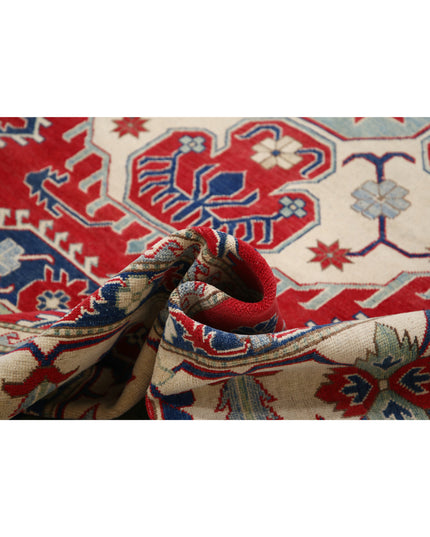 Kazak 9' 8" X 12' 5" Hand Knotted Wool Rug 9' 8" X 12' 5" (295 X 379) / Red / Wool