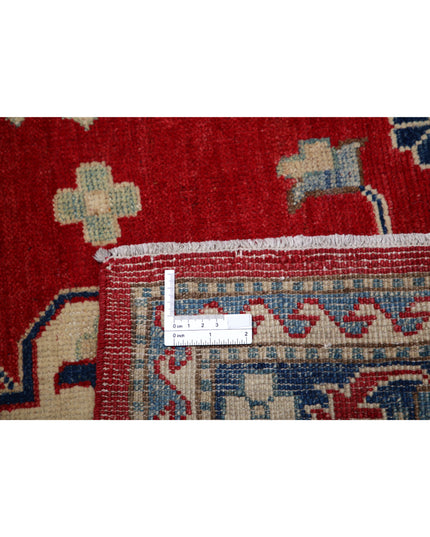 Kazak 9' 8" X 12' 5" Hand Knotted Wool Rug 9' 8" X 12' 5" (295 X 379) / Red / Wool