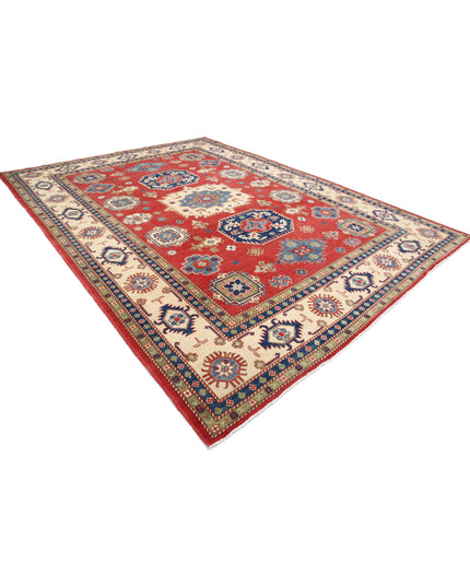 Kazak 9' 11" X 13' 7" Hand Knotted Wool Rug 9' 11" X 13' 7" (302 X 414) / Red / Wool