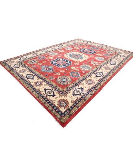 Kazak 9' 11" X 13' 7" Hand Knotted Wool Rug 9' 11" X 13' 7" (302 X 414) / Red / Wool