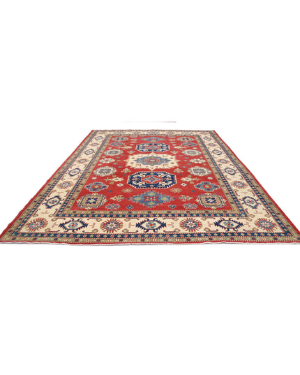 Kazak 9' 11" X 13' 7" Hand Knotted Wool Rug 9' 11" X 13' 7" (302 X 414) / Red / Wool