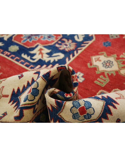 Kazak 9' 11" X 13' 7" Hand Knotted Wool Rug 9' 11" X 13' 7" (302 X 414) / Red / Wool
