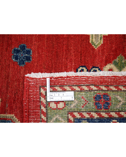 Kazak 9' 11" X 13' 7" Hand Knotted Wool Rug 9' 11" X 13' 7" (302 X 414) / Red / Wool