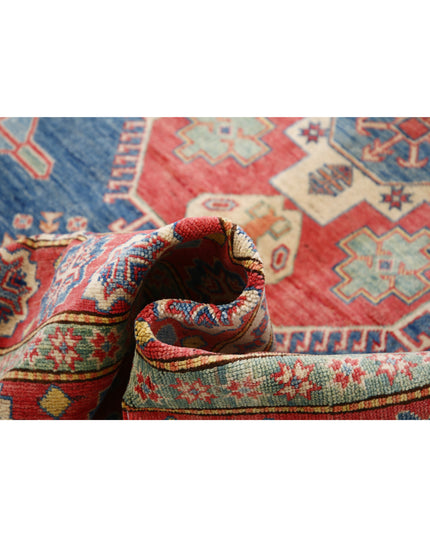 Kazak 6' 8" X 9' 7" Hand Knotted Wool Rug 6' 8" X 9' 7" (203 X 292) / Blue / Wool