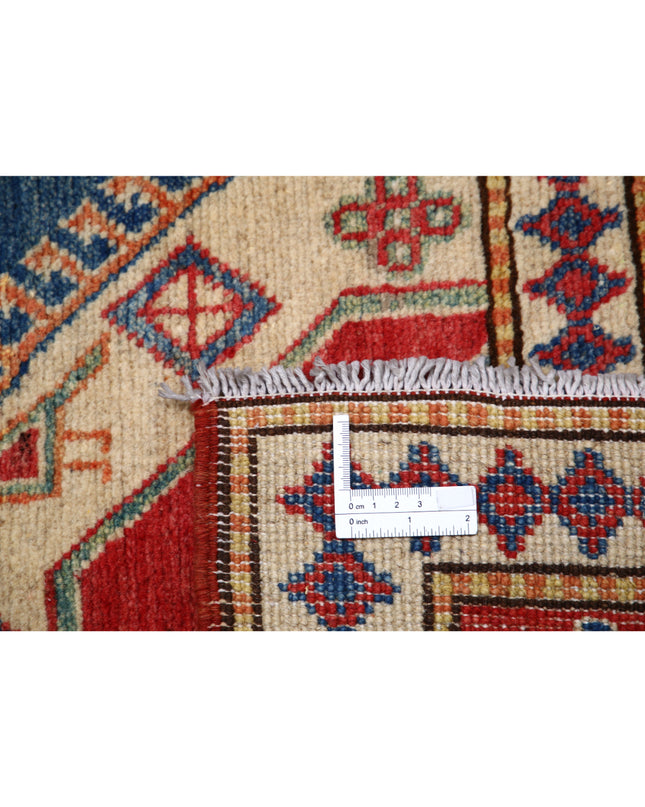 Kazak 6' 8" X 9' 7" Hand Knotted Wool Rug 6' 8" X 9' 7" (203 X 292) / Blue / Wool
