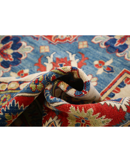 Kazak 9' 9" X 10' 0" Hand Knotted Wool Rug 9' 9" X 10' 0" (297 X 305) / Ivory / Wool