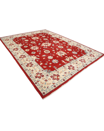 Kazak 8' 10" X 11' 9" Hand Knotted Wool Rug 8' 10" X 11' 9" (269 X 358) / Red / Wool