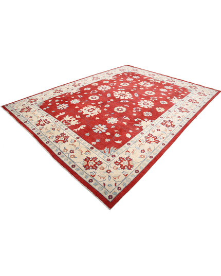 Kazak 8' 10" X 11' 9" Hand Knotted Wool Rug 8' 10" X 11' 9" (269 X 358) / Red / Wool