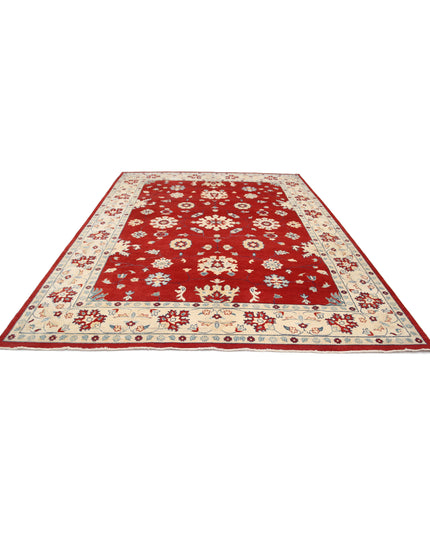 Kazak 8' 10" X 11' 9" Hand Knotted Wool Rug 8' 10" X 11' 9" (269 X 358) / Red / Wool